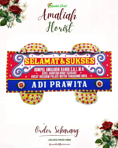 Papan Bunga Ucapan Selamat Puser